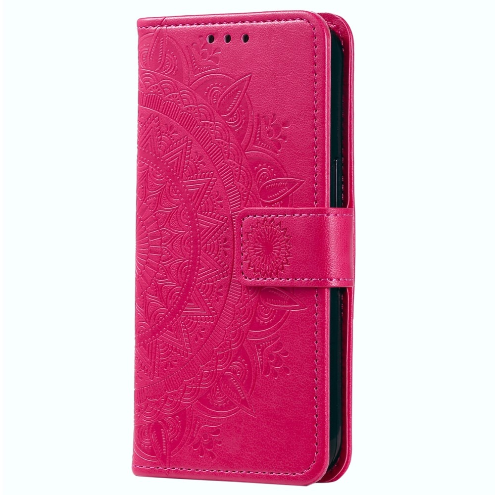 Mandala knižkové púzdro na Xiaomi Redmi Note 14 - rose