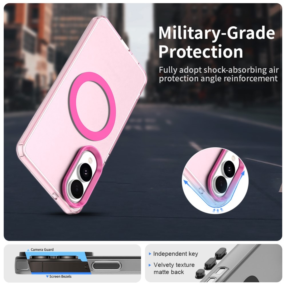 Candy gélový obal s MagSafe na Samsung Galaxy S25 Edge - ružový