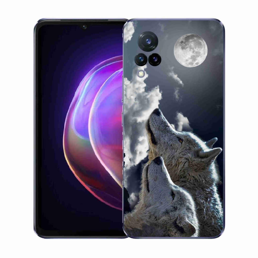 Gélový kryt mmCase na Vivo V21 4G/5G - vlci