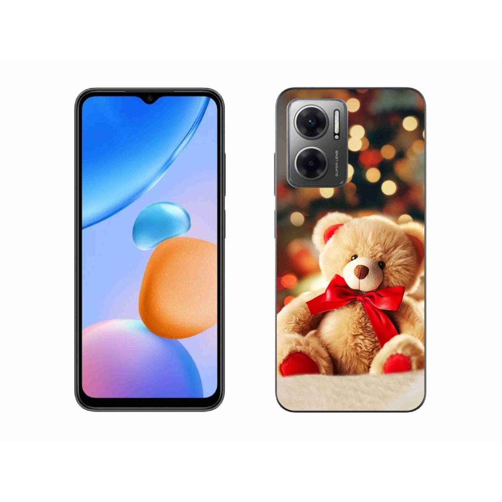 Gélový kryt mmCase na Xiaomi Redmi 10 5G - plyšový medvedík
