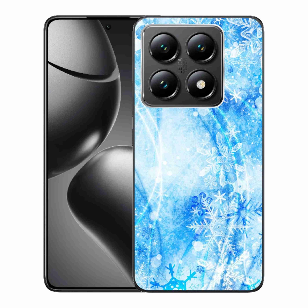 Gélový kryt mmCase na Xiaomi 14T - snehové vločky