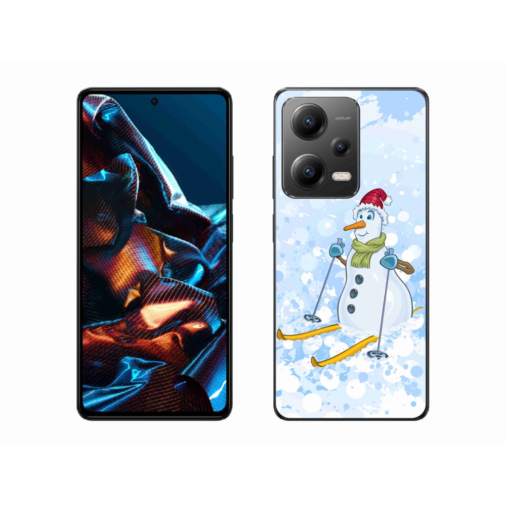 Gélový kryt mmCase na mobil Xiaomi Redmi Note 12 Pro 5G - snehuliak