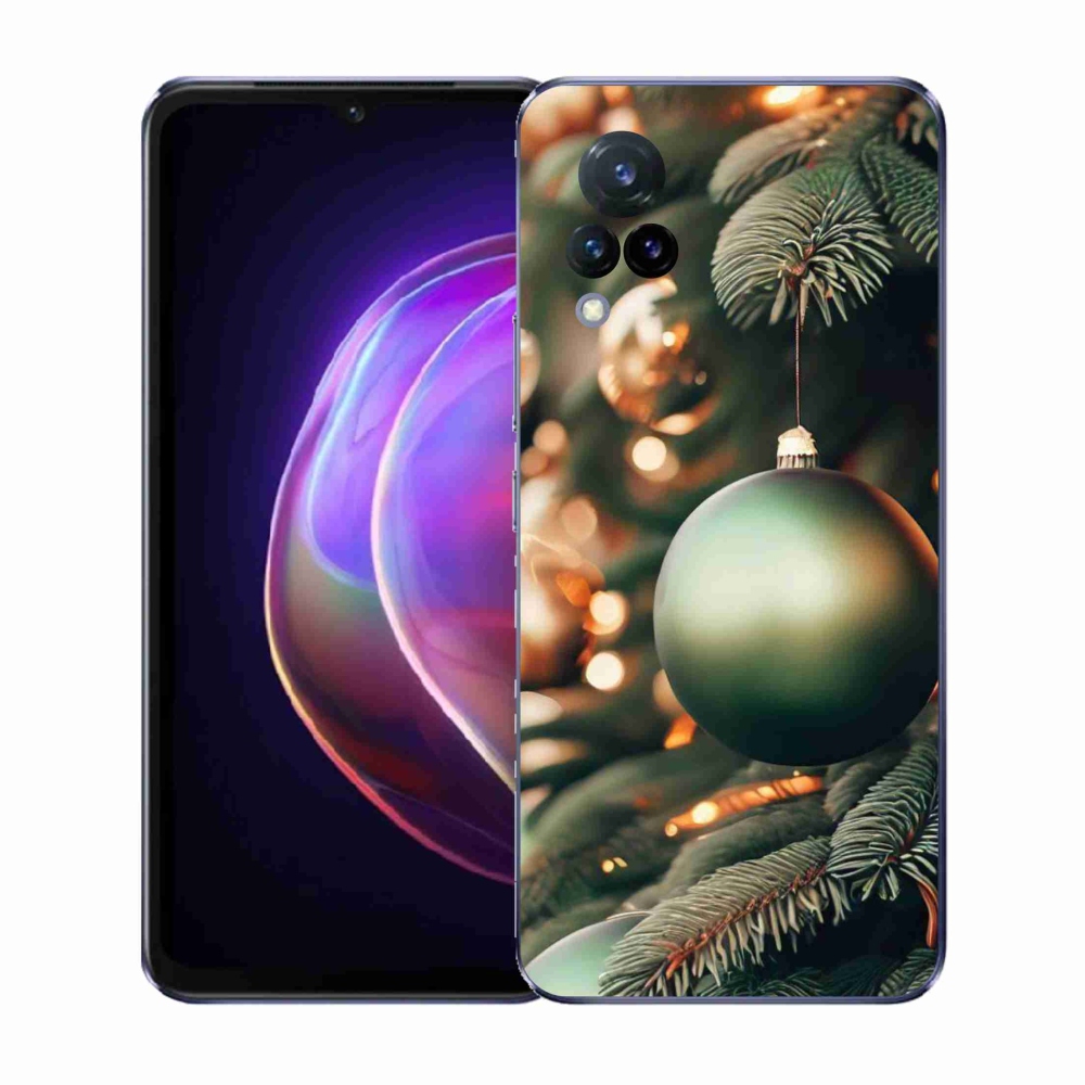 Gélový kryt mmCase na Vivo V21 4G/5G - vianočné ozdoby 1