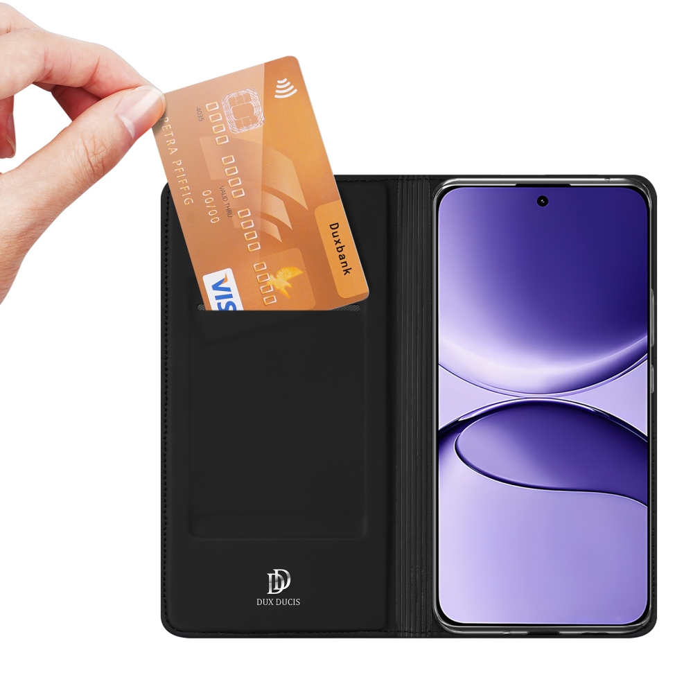 DUX knižkové púzdro na Xiaomi Poco F7 5G - čierne