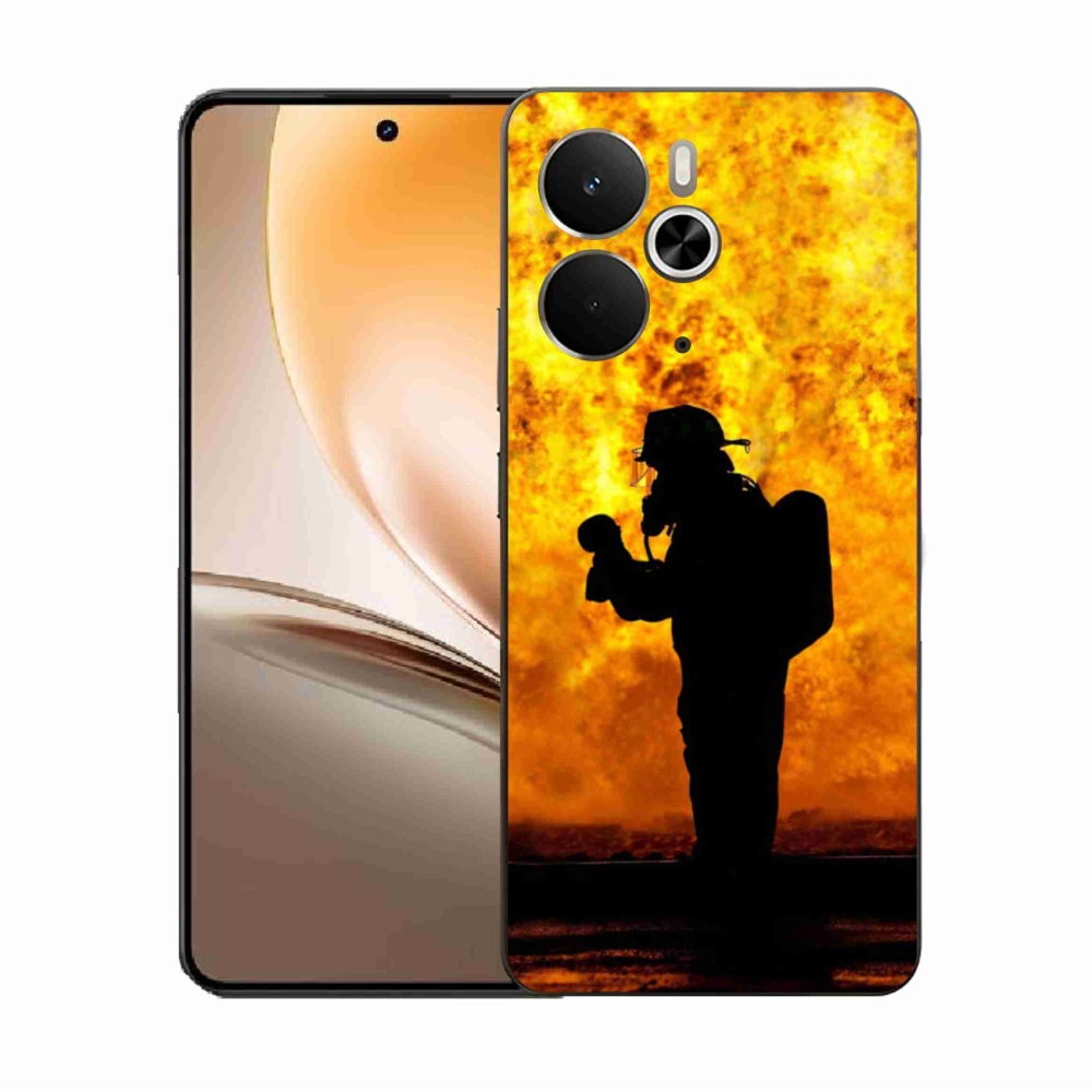 Gélový kryt mmCase na Realme 14 5G - hasič