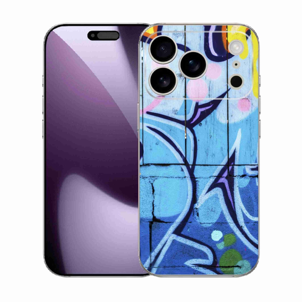 Gélový kryt mmCase na iPhone 17 Pro - graffiti