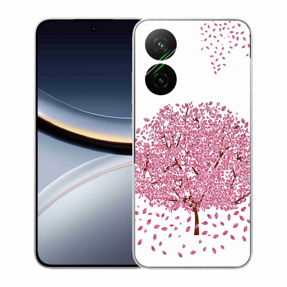 Gélový kryt mmCase na Xiaomi Poco F7 5G - kreslený strom s listami