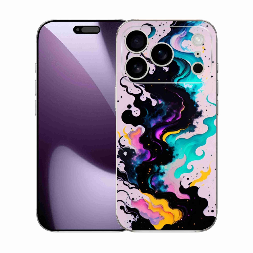 Gélový kryt mmCase na iPhone 17 Pro - abstraktný motív 4