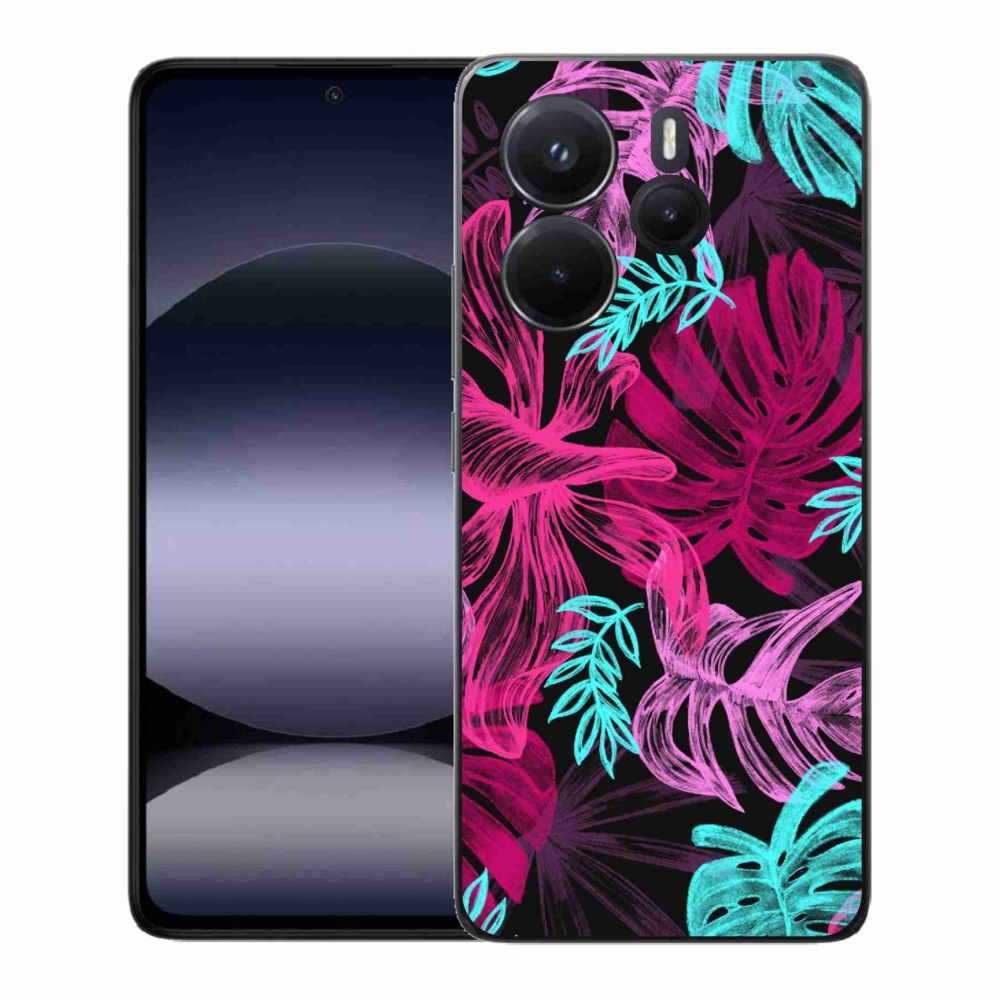 Gélový kryt mmCase na Xiaomi Redmi Note 14 - kvety 1