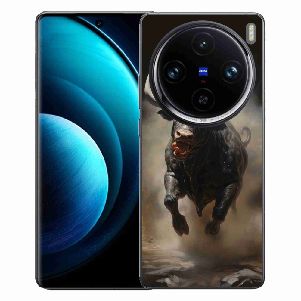 Gélový kryt mmCase na Vivo X100 Pro 5G - rozzúrený býk