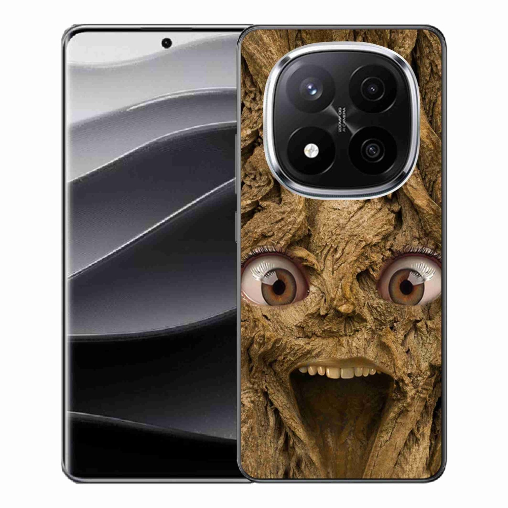 Gélový kryt mmCase na Xiaomi Redmi Note 14 Pro+ 5G - veselý strom s očami