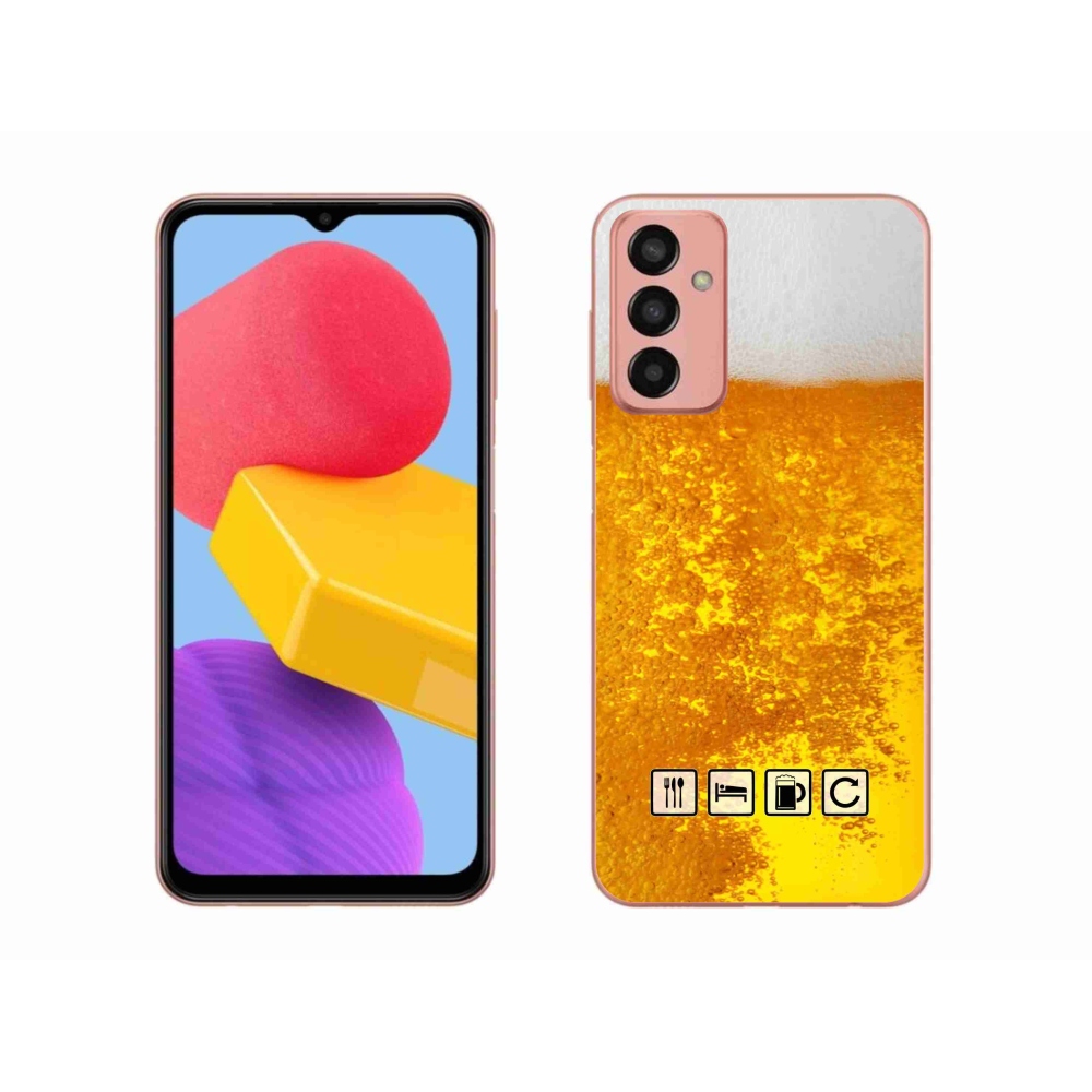 Gélový kryt mmCase na Samsung Galaxy M13 - pivný motív 3