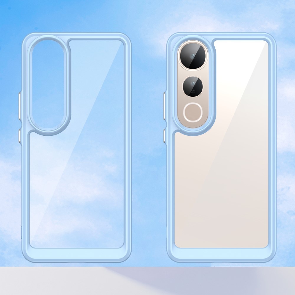 Gélový obal s pevným chrbtom na Vivo V50 Lite 4G/5G - modrý