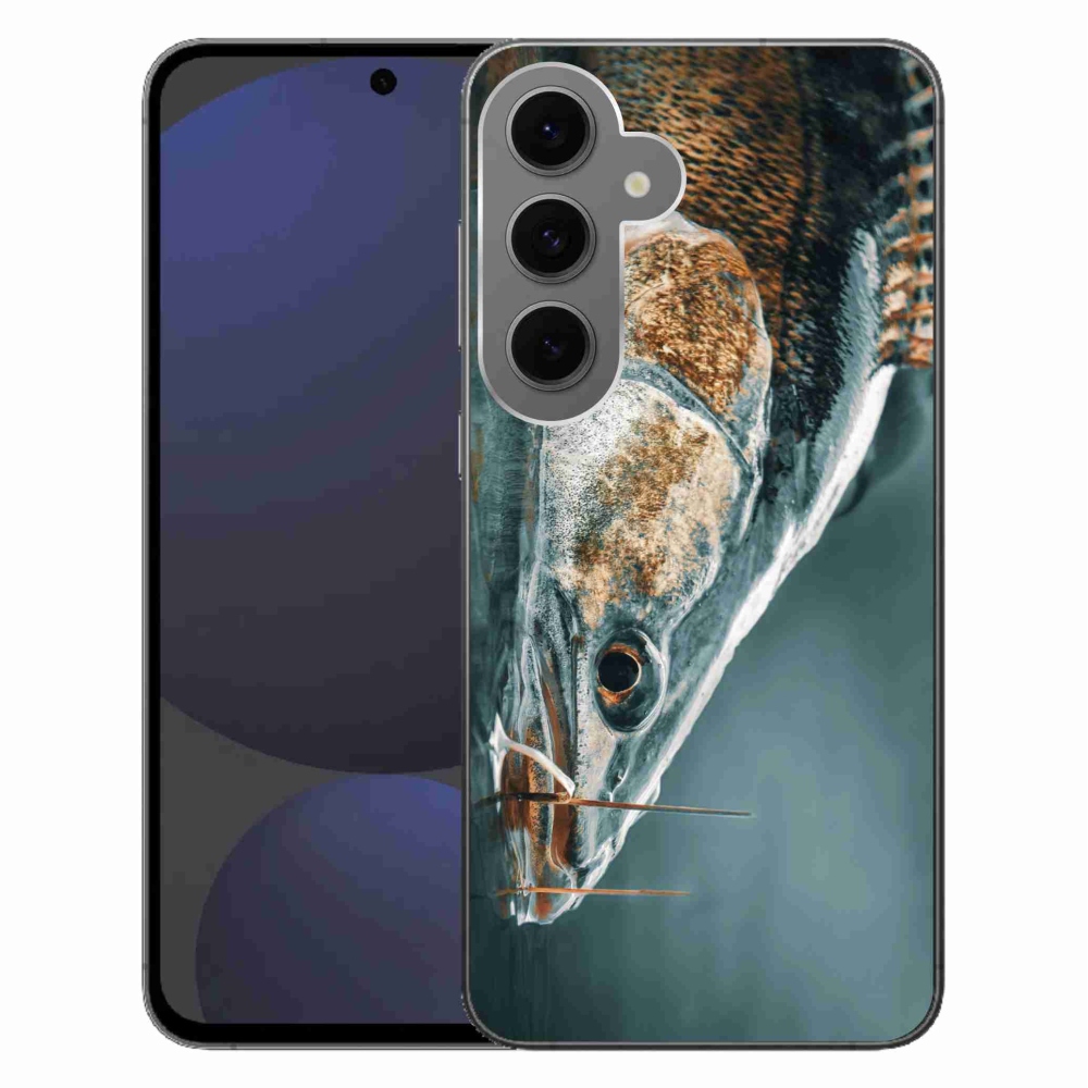 Gélový obal mmCase na Samsung Galaxy S24 FE - zubáč