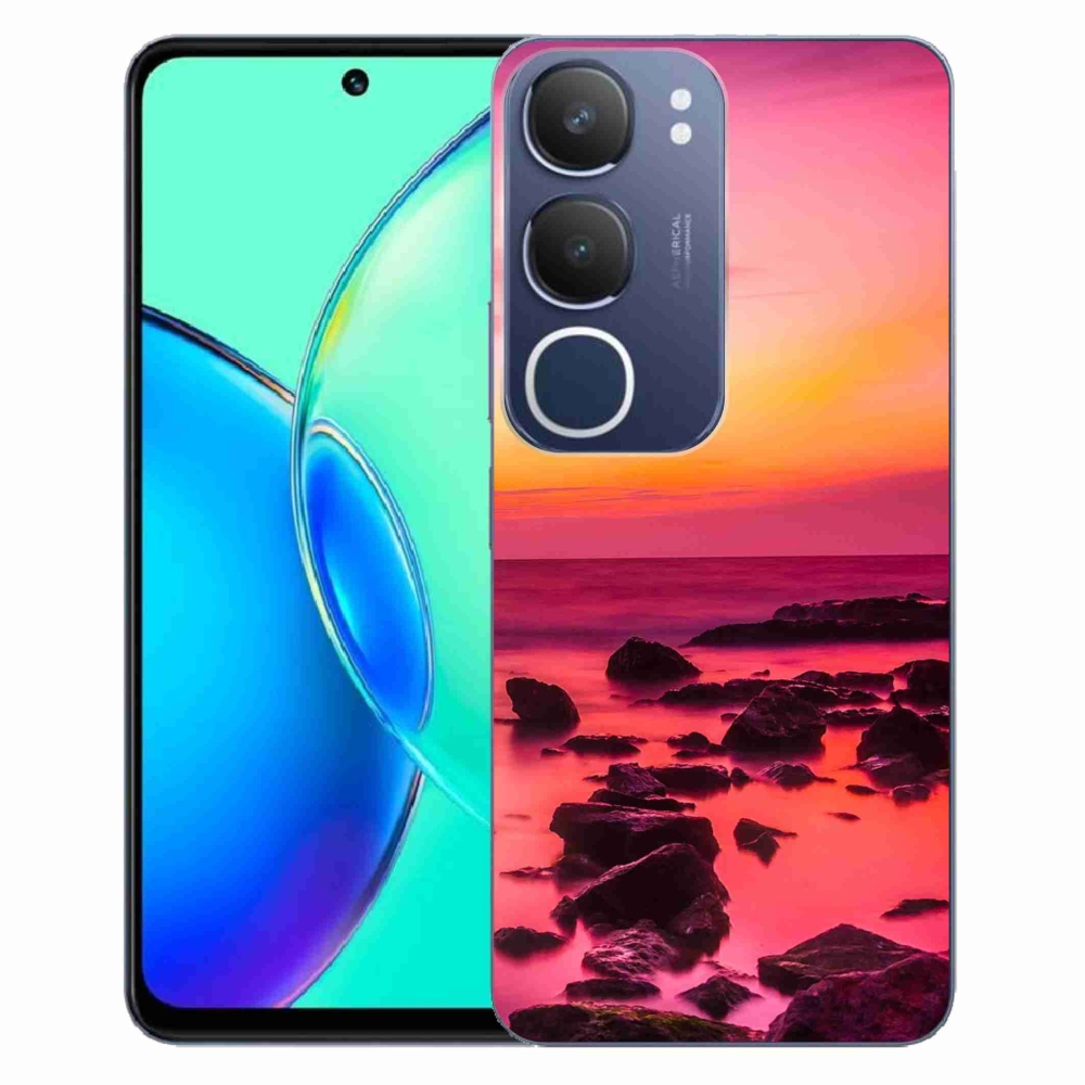 Gélový kryt mmCase na Vivo Y19s - more a žiara