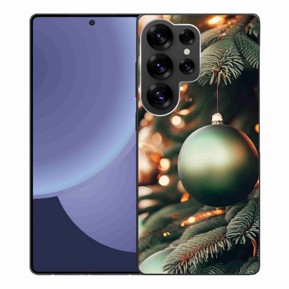 Gélový kryt mmCase na Samsung Galaxy S25 Ultra - vianočné ozdoby 1