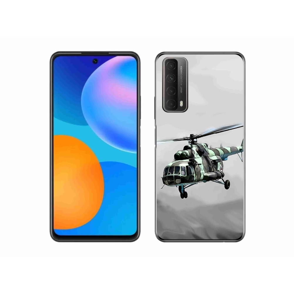 Gélový kryt mmCase na Huawei P Smart (2021) - vojenský vrtuľník