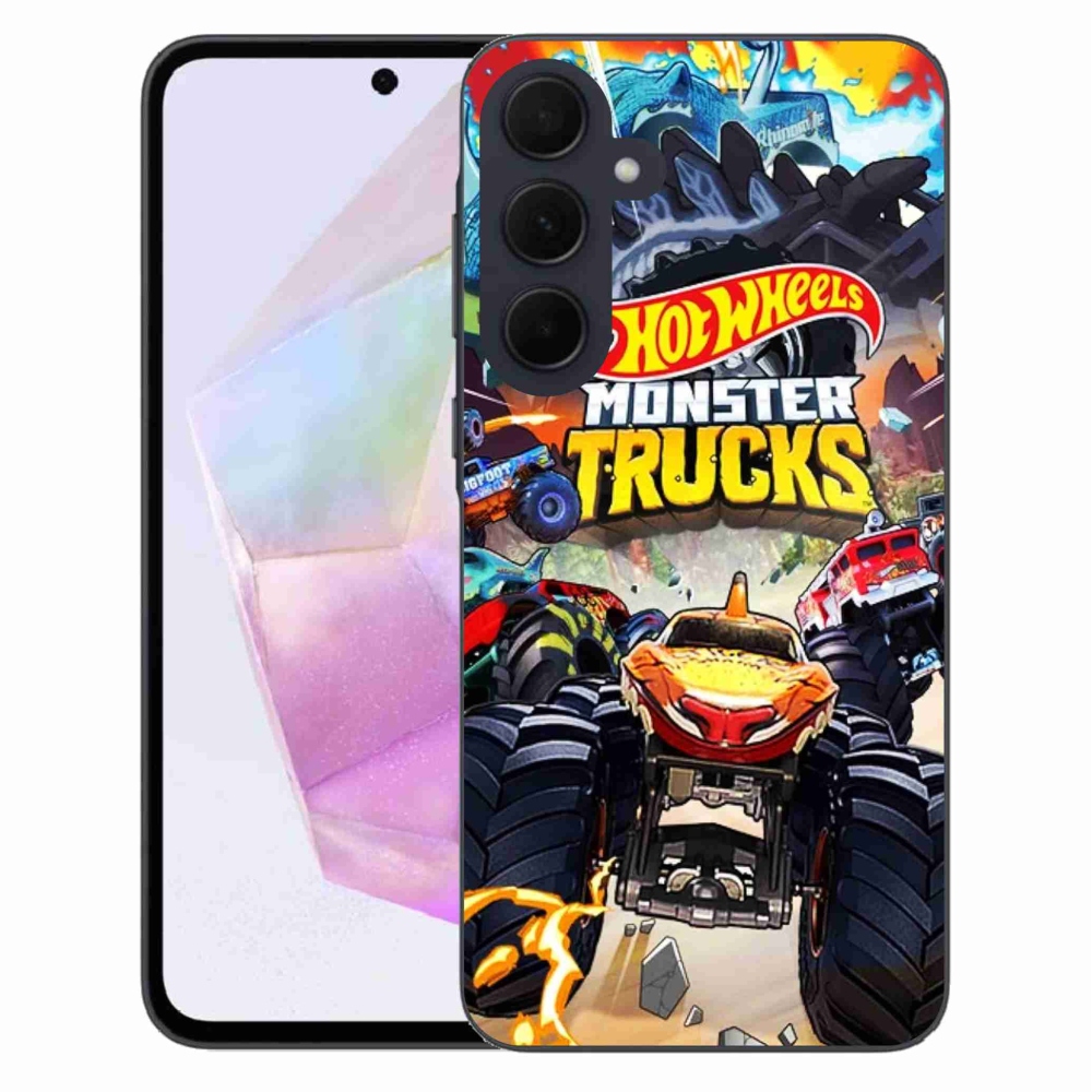 Gélový kryt mmCase na Samsung Galaxy A35 5G - hot wheels 2