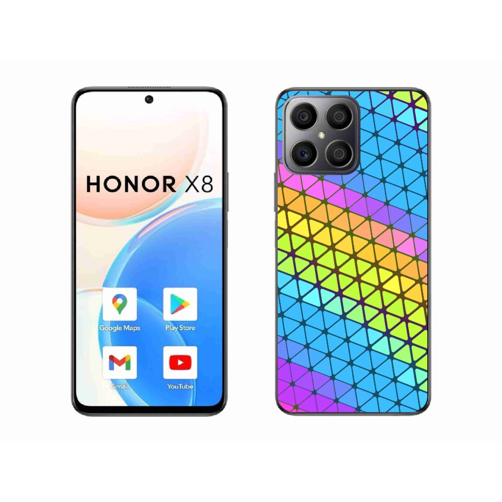 Gélový kryt mmCase na Honor X8 - abstraktný motív 16