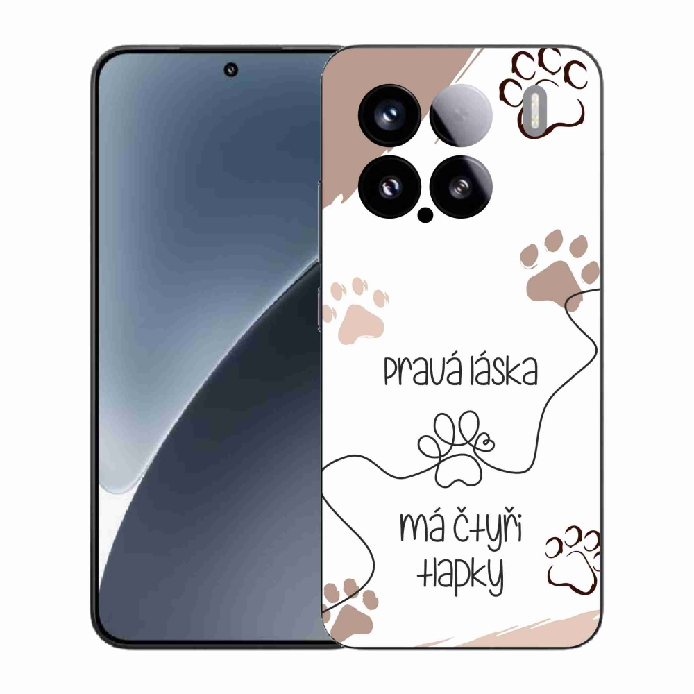 Gélový kryt mmCase na Xiaomi 15 - psí motív 1 biele pozadie