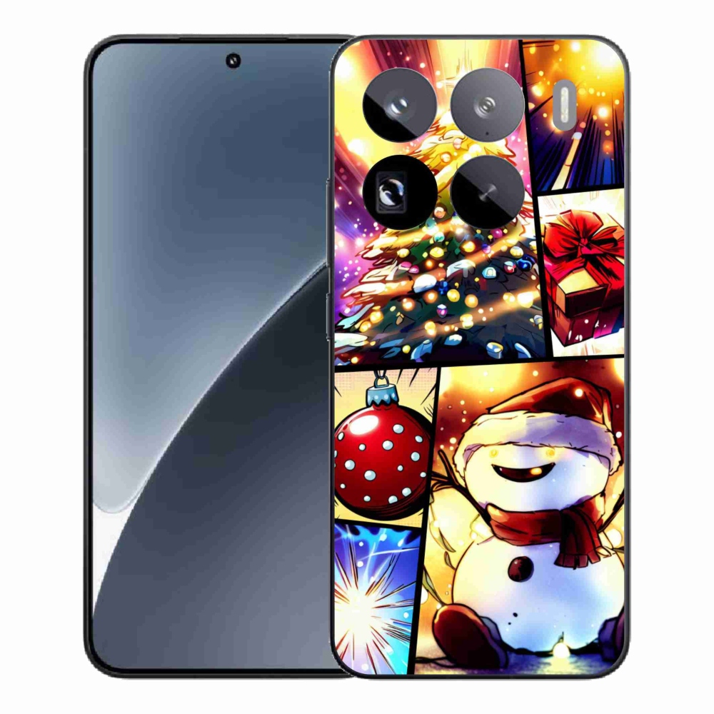 Gélový kryt mmCase na Xiaomi 15 Pro - vianočné motívy 1