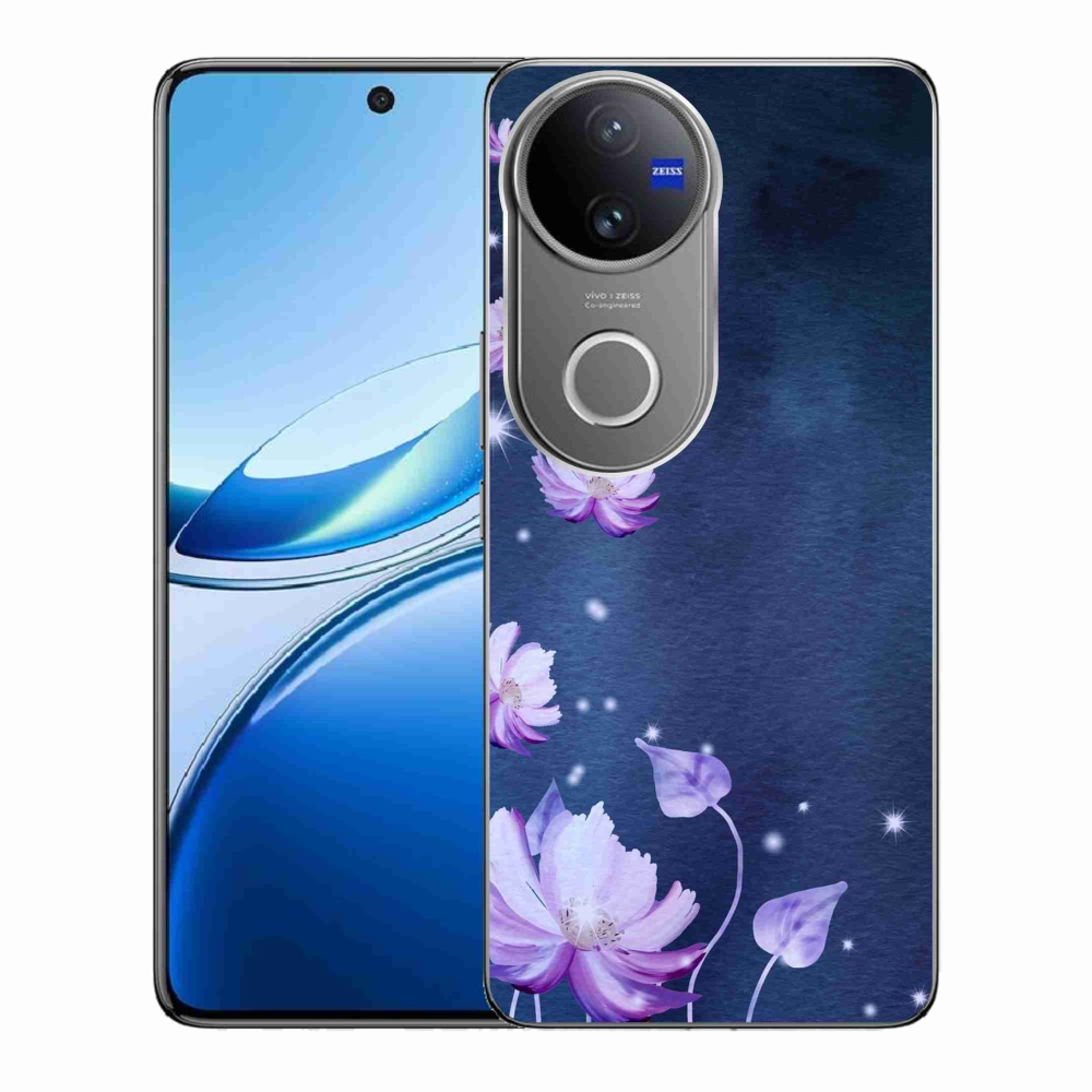 Gélový kryt mmCase na Vivo V50 5G - padajúce kvety