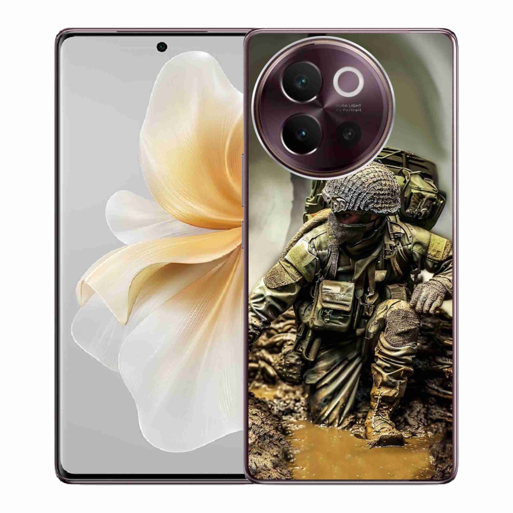Gélový kryt mmCase na Vivo V40 Lite 5G - vojak