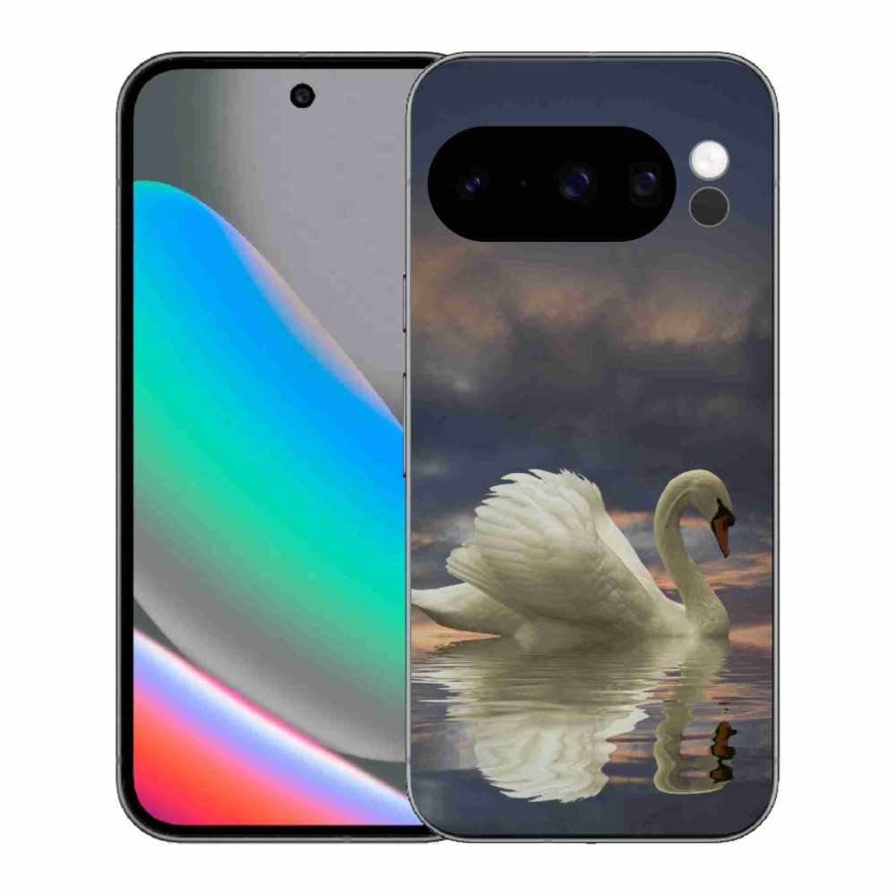 Gélový kryt mmCase na Google Pixel 10 Pro - labuť
