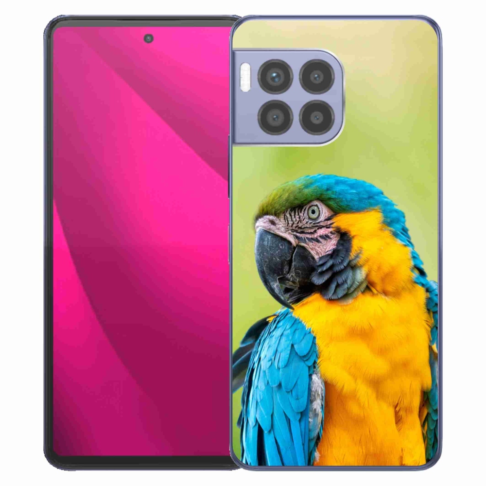 Gélový kryt mmCase na T-Mobile T Phone 2 Pro - papagáj ara 2