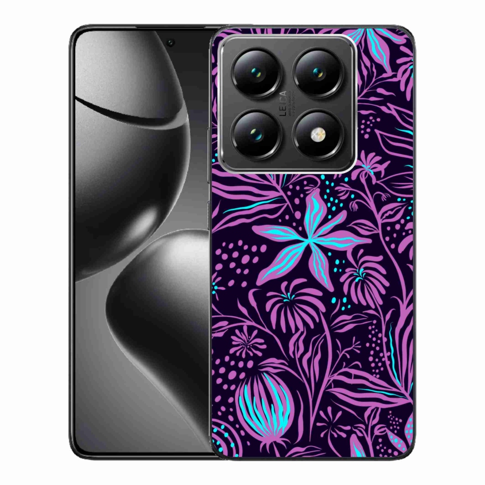 Gélový kryt mmCase na Xiaomi 14T Pro - kvety 2