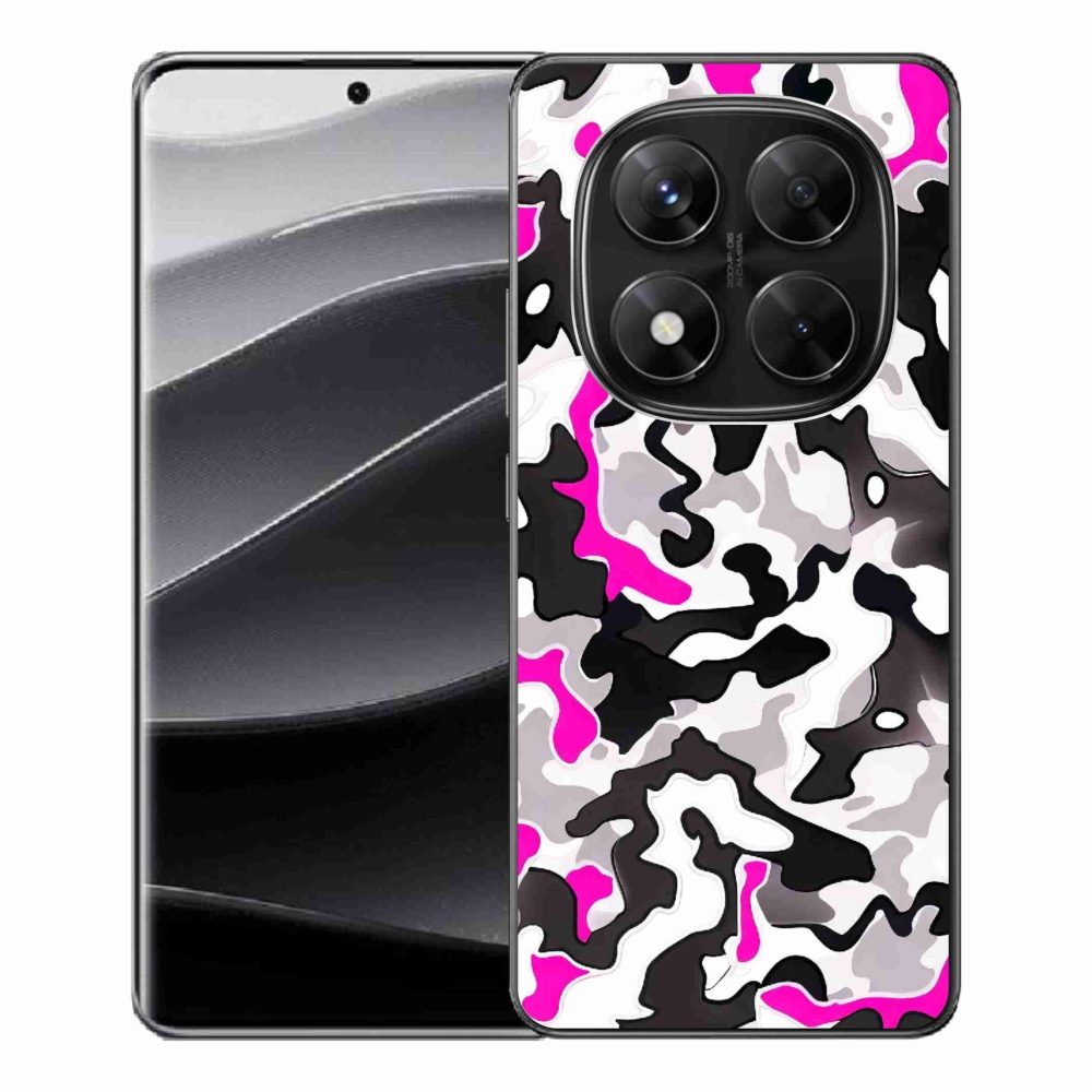 Gélový kryt mmCase na Xiaomi Redmi Note 14 Pro 5G/Poco X7 5G - maskáčový vzor 5