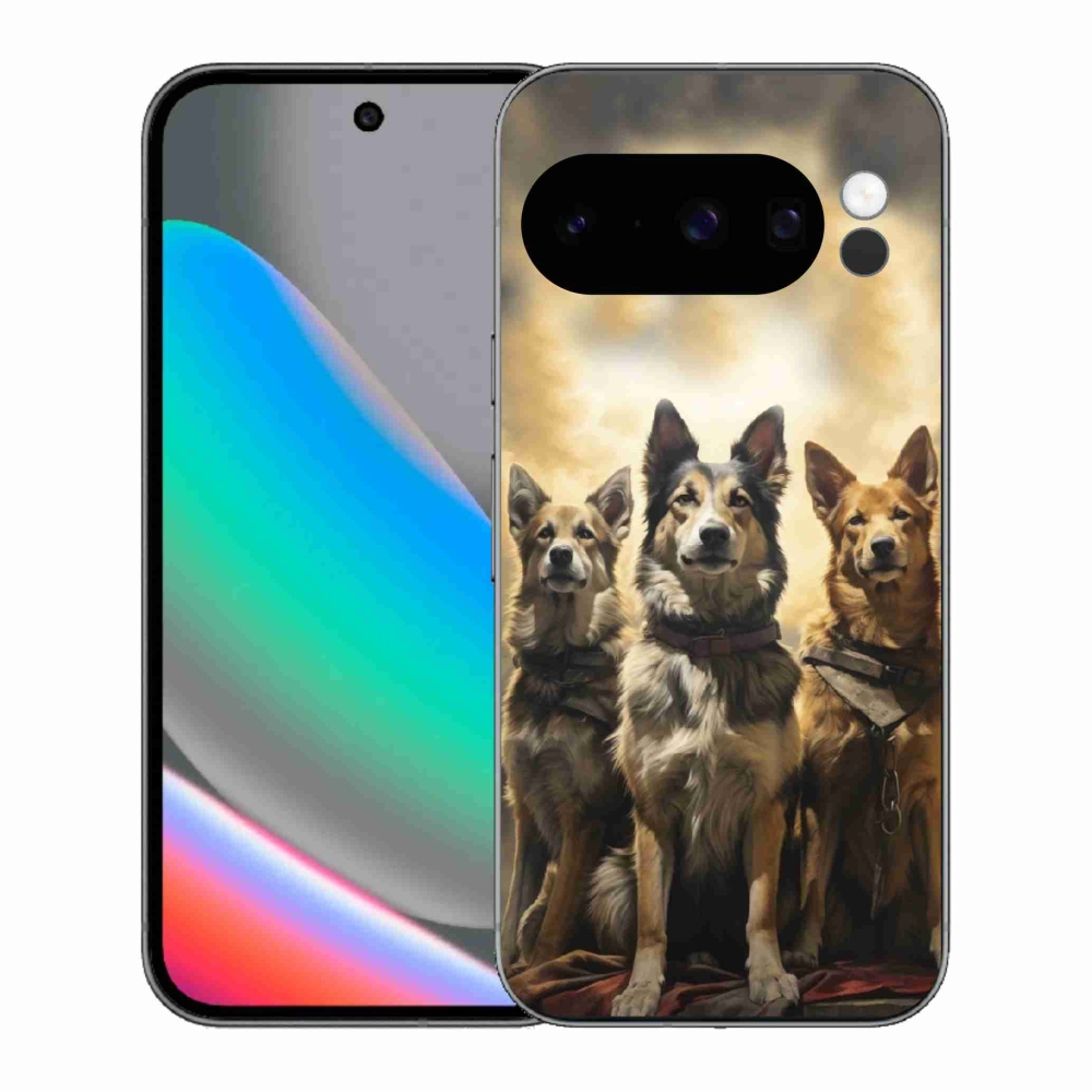 Gélový kryt mmCase na Google Pixel 10 Pro - tri psy