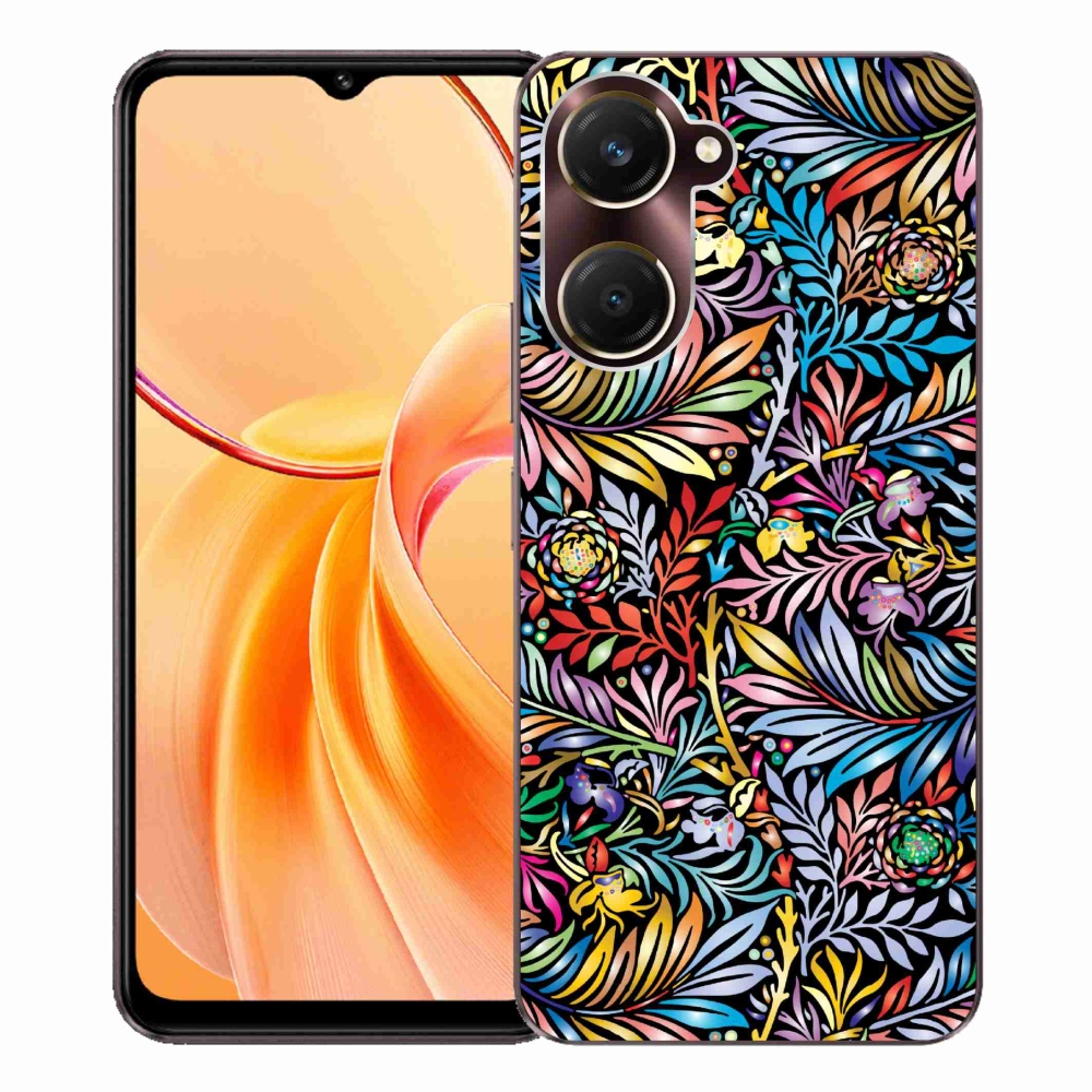 Gélový kryt mmCase na Vivo Y28s 5G - kvety 5