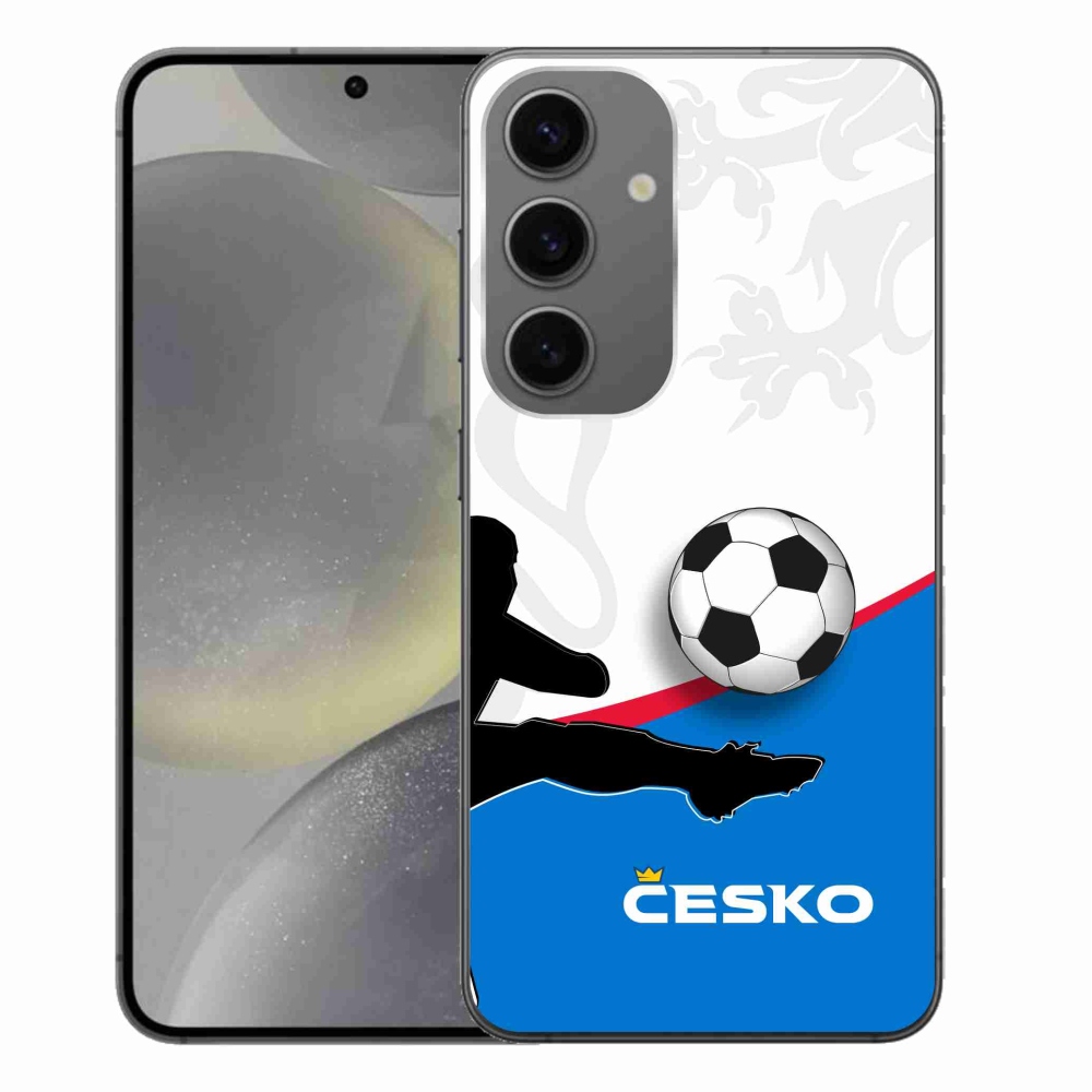 Gélový kryt mmCase na Samsung Galaxy S24+ - futbal Česko 3