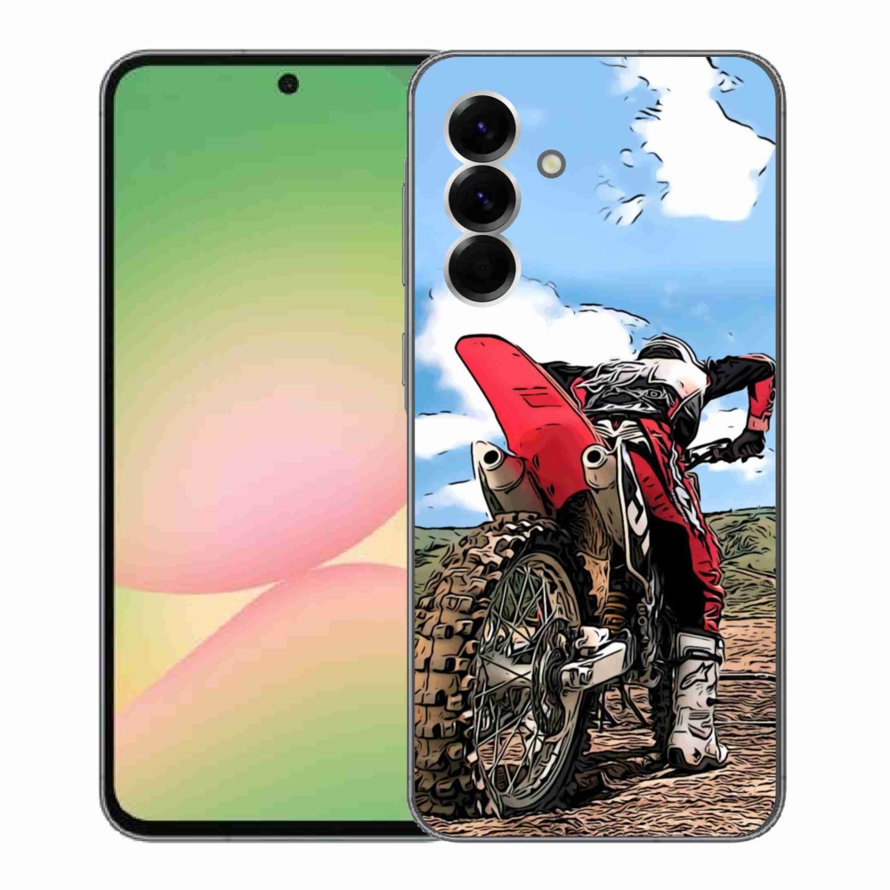 Gélový kryt mmCase na Samsung Galaxy A56 5G - moto
