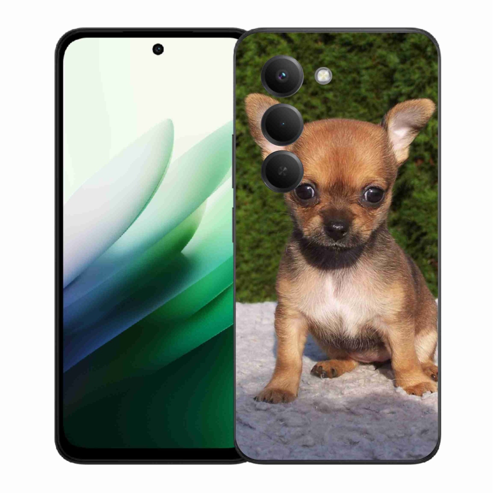 Gélový kryt mmCase na Xiaomi Redmi 15 5G (169mm) - čivava 3