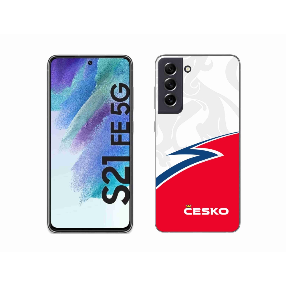 Gélový kryt mmCase na Samsung Galaxy S21 FE 5G - Česko 1