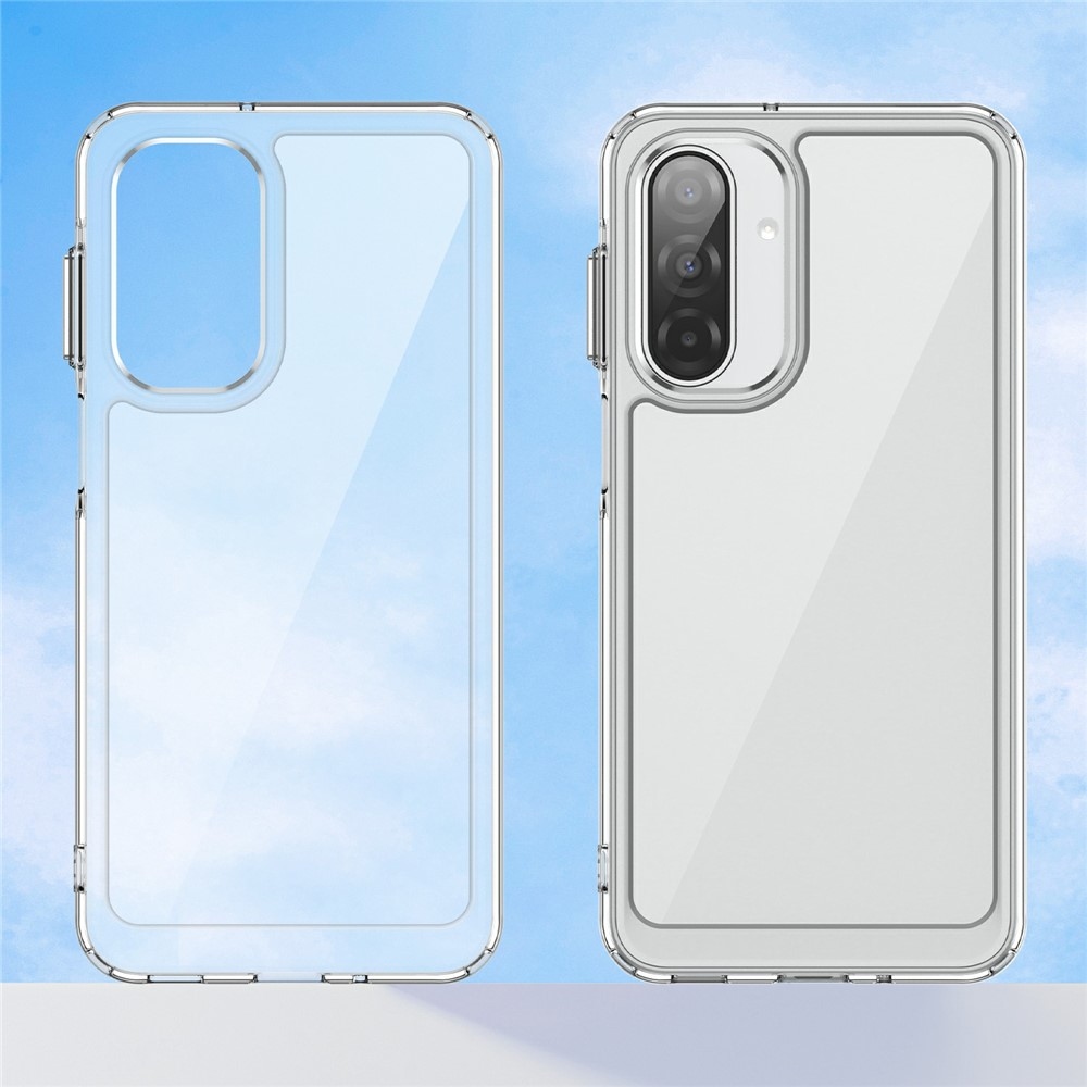 Gélový obal s pevným chrbtom na Samsung Galaxy A17 5G - priehľadný