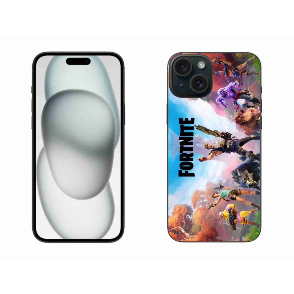 Gélový kryt mmCase na iPhone 15 Plus - fortnite 1