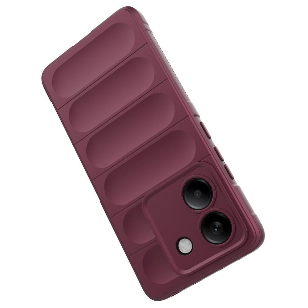 Rugg odolný gélový obal na Xiaomi Poco M7 Pro 5G - vínový