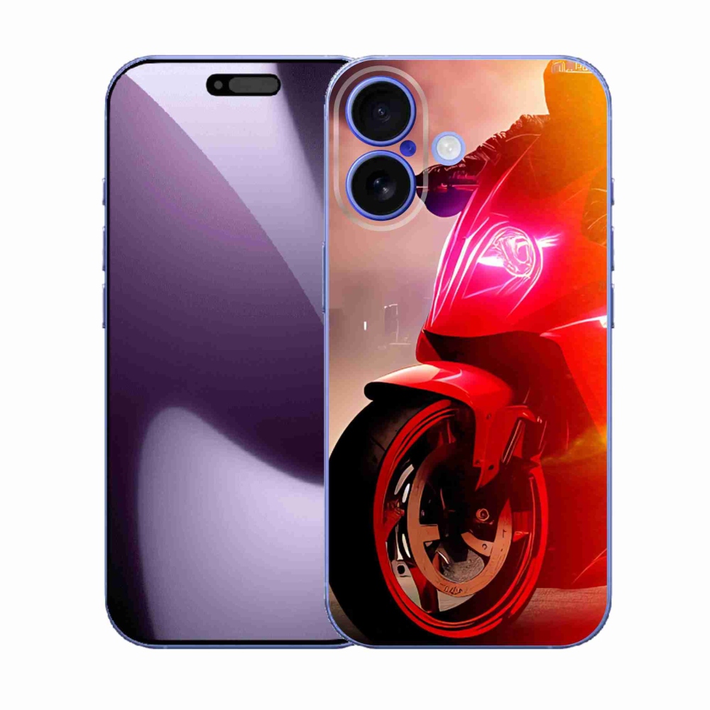 Gélový kryt mmCase na iPhone 17 - motorka