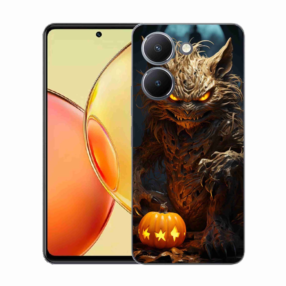 Gélový kryt mmCase na Vivo Y36 - halloweenska príšera