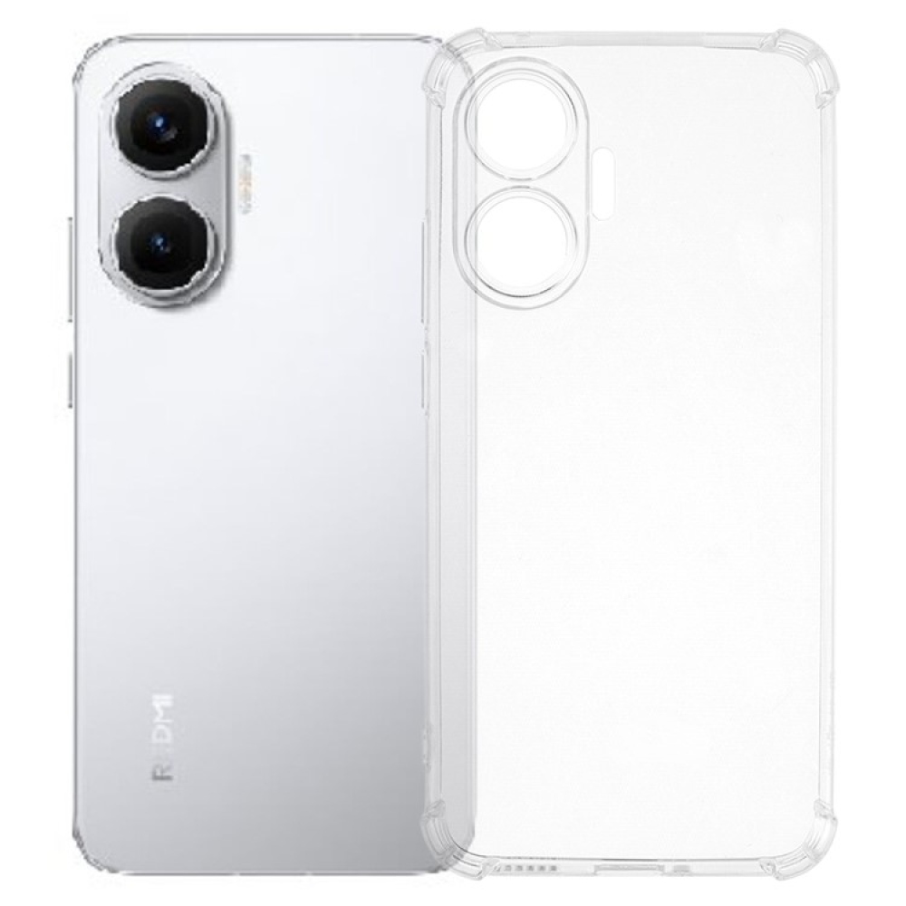Transparentný gélový kryt so zosilnenými rohmi na Xiaomi Poco F7 5G