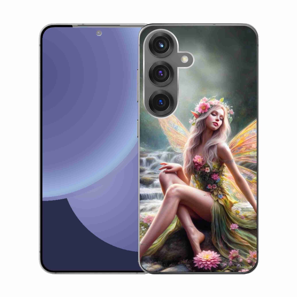 Gélový kryt mmCase na Samsung Galaxy S25 - motýlia žena 1