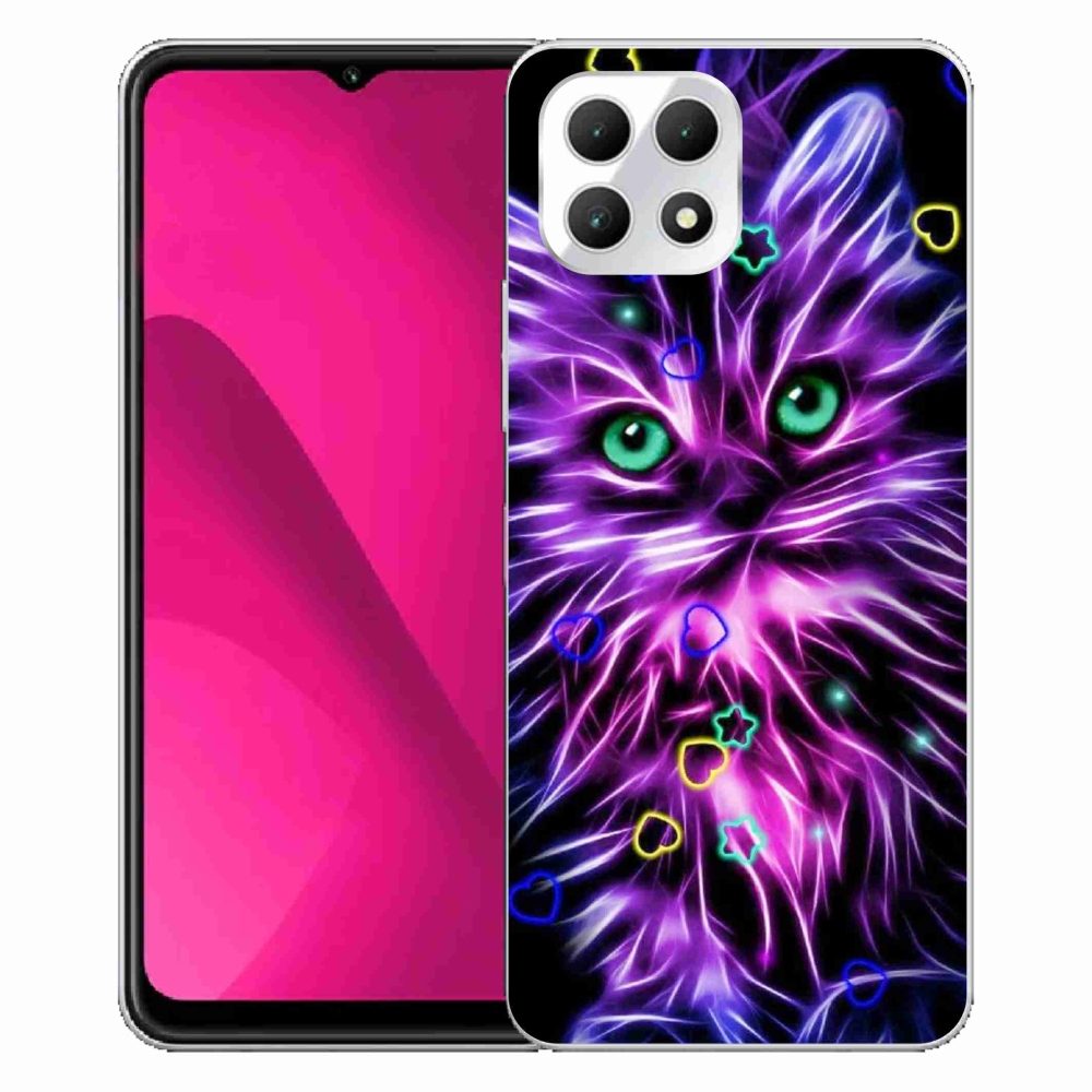 Gélový kryt mmCase na T-Mobile T Phone 2 - abstraktná mačka