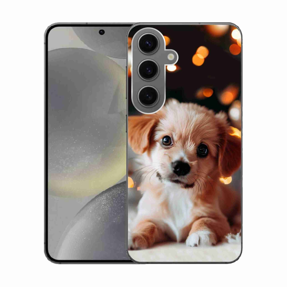Gélový kryt mmCase na Samsung Galaxy S24 - šteniatko