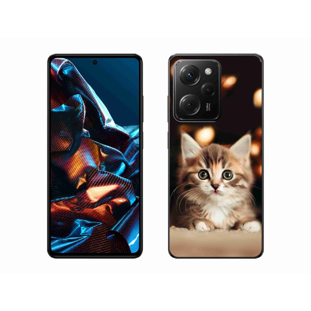 Gélový kryt mmCase na Xiaomi Poco X5 Pro 5G - roztomilé mačiatko 2