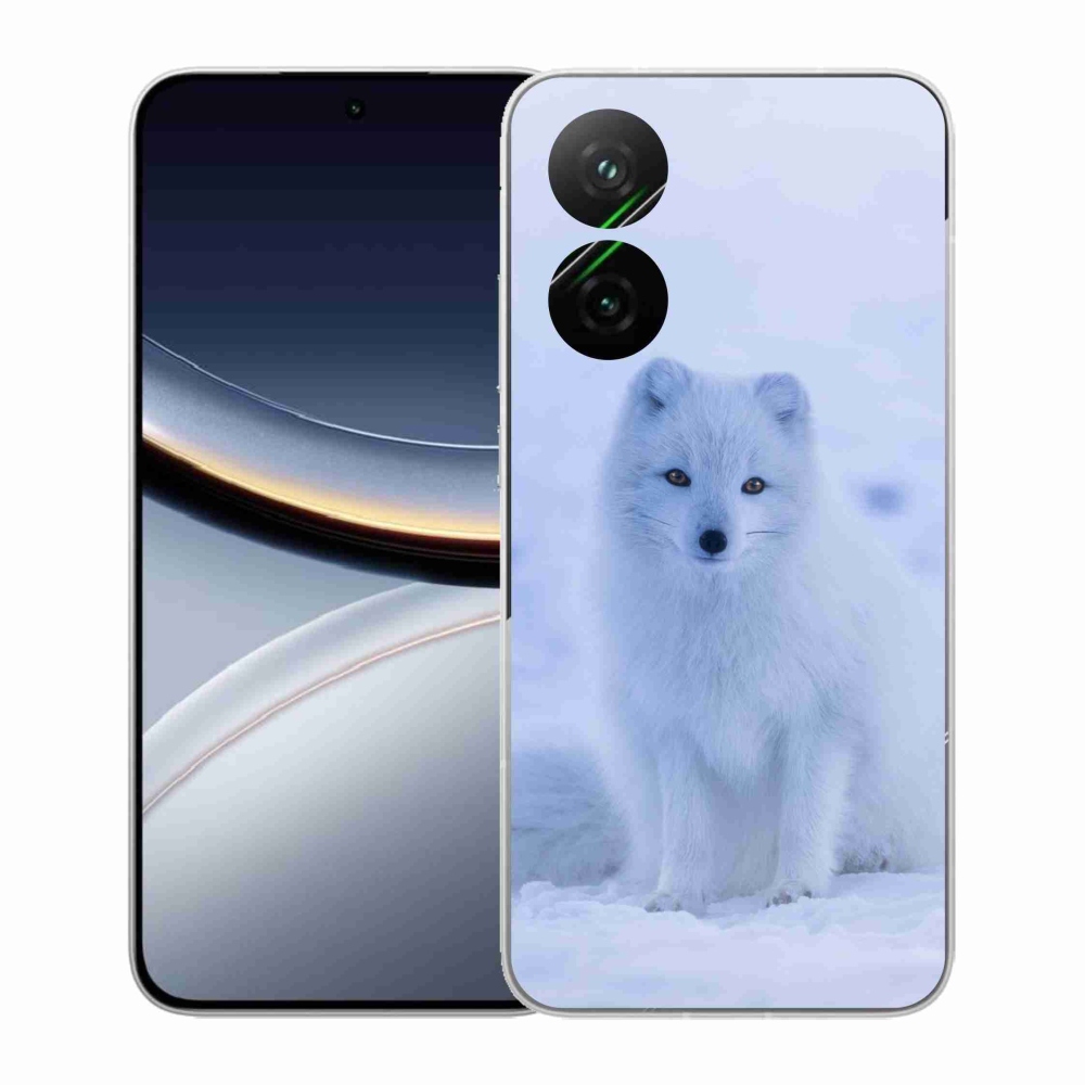 Gélový kryt mmCase na Xiaomi Poco F7 5G - polárna líška
