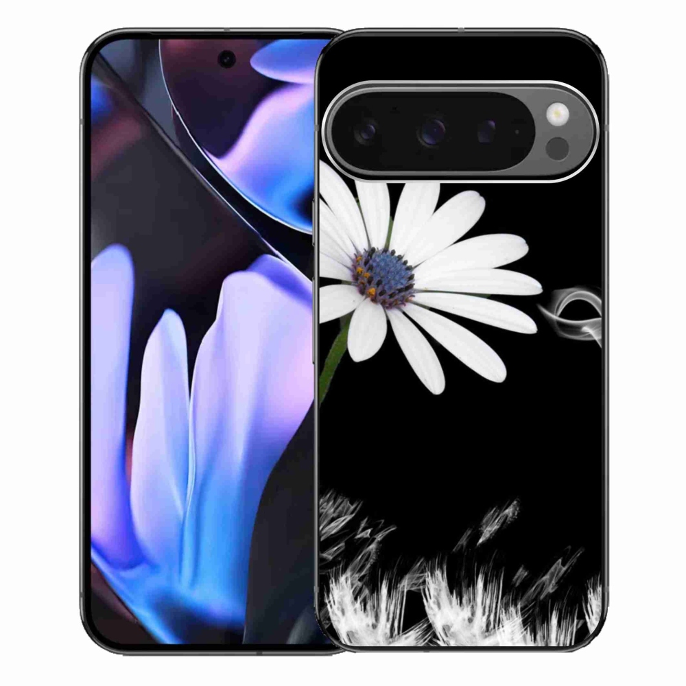 Gélový kryt mmCase na Google Pixel 9 Pro XL - biela kvetina