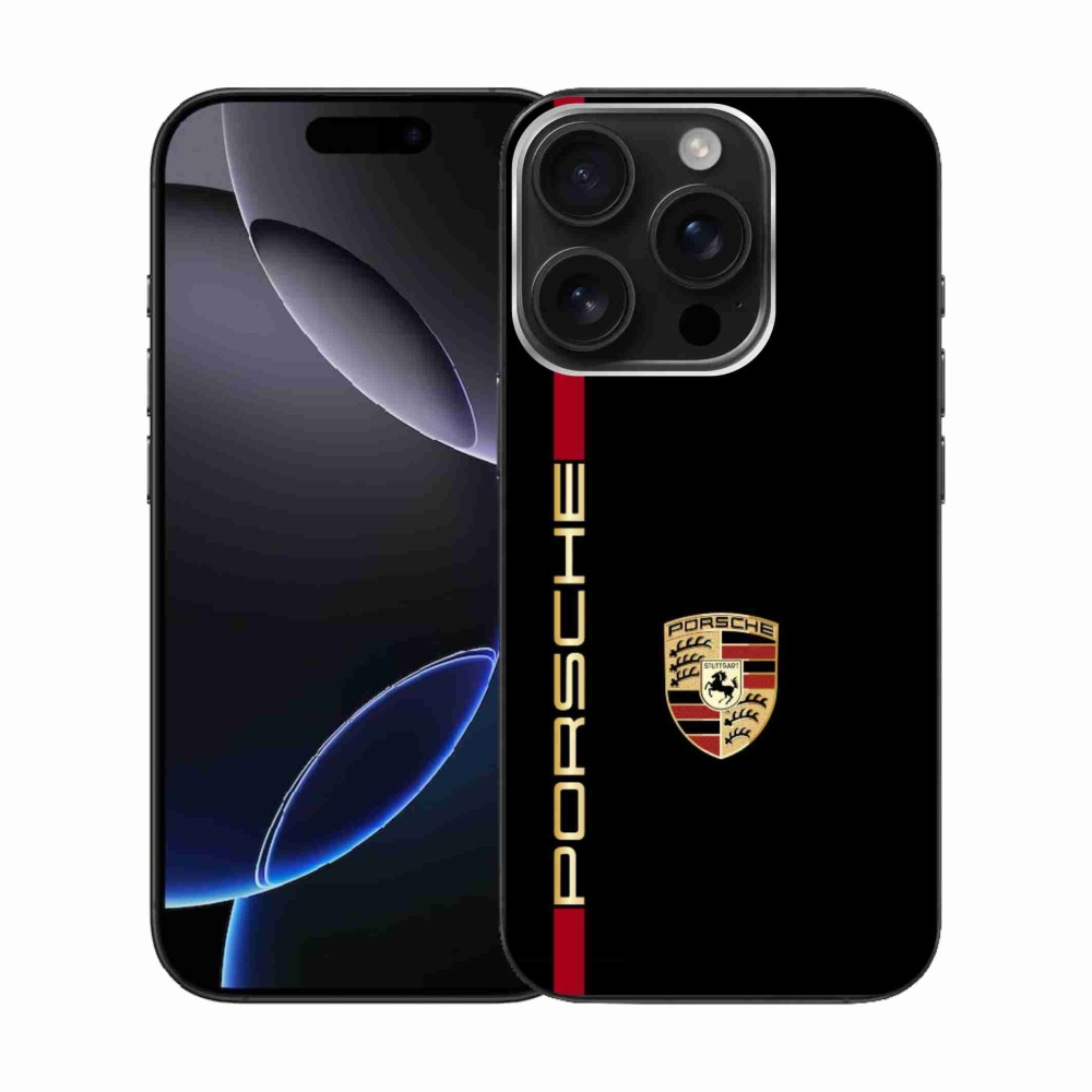 Gélový kryt mmCase na iPhone 16 Pro - porsche 1